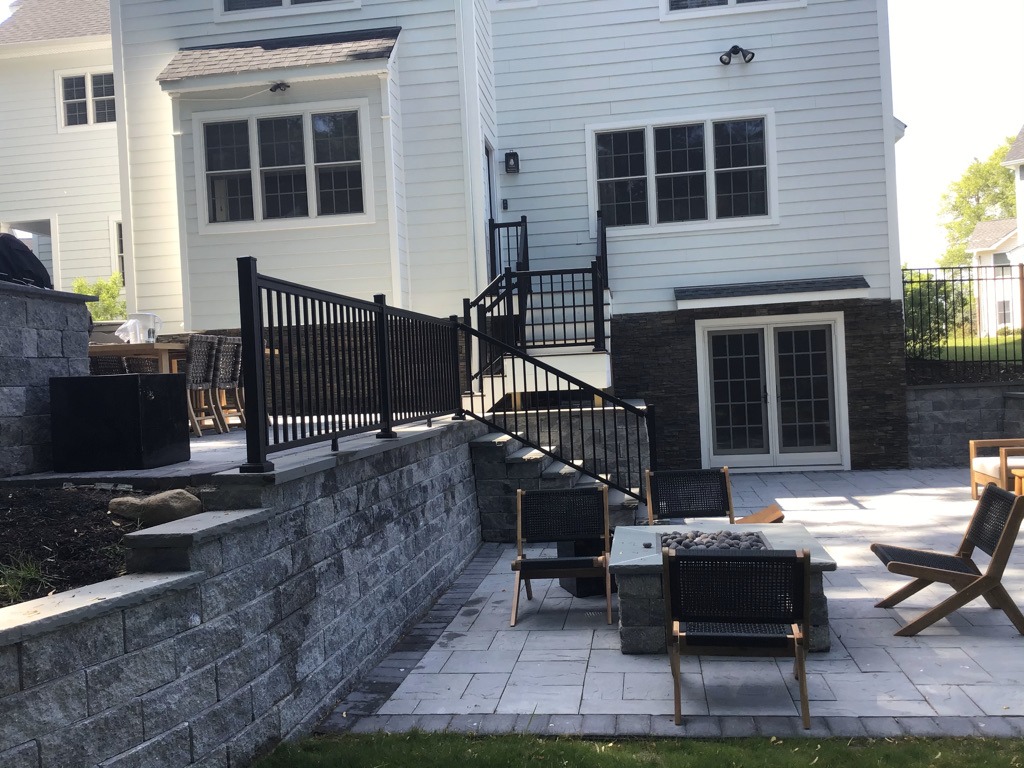 White House with railings by virtue fence